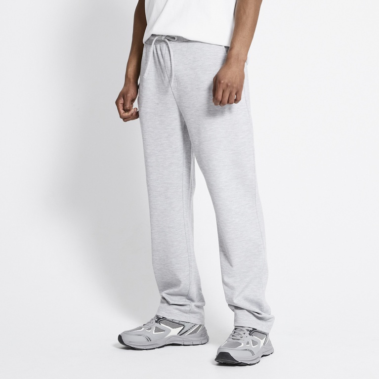 Straight dress pants "Theoz" Light greymelange